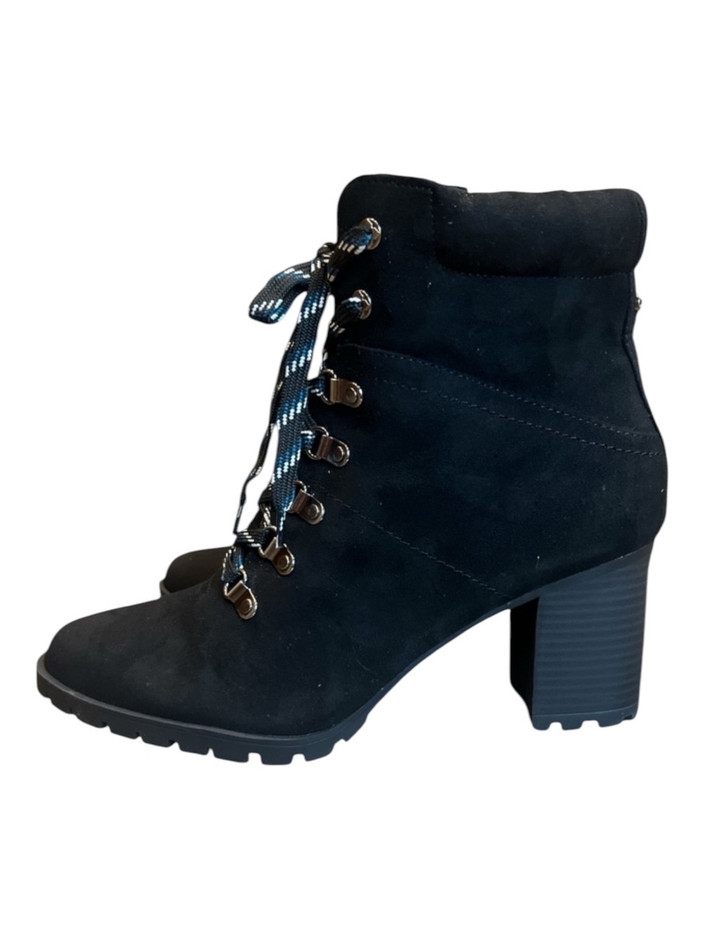 Kelly & Katie Yustin Black Lace Suede’s Bootie SZ 10 New